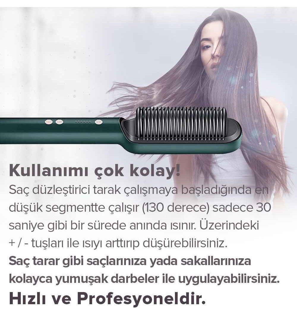 Saç Düzleştirici Kullanım